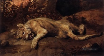 Animal Painting - león 22